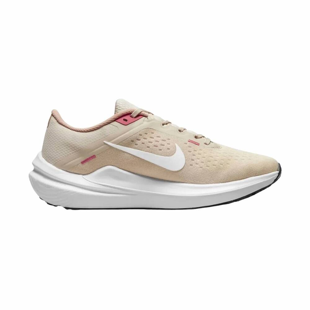 NEW NIKE women's air zoom winflo 10 sneaker in sanddrift white